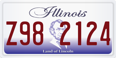 IL license plate Z982124