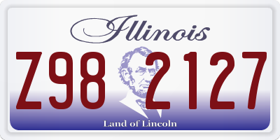 IL license plate Z982127