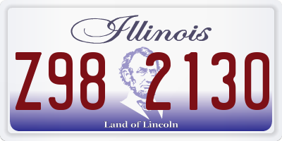 IL license plate Z982130