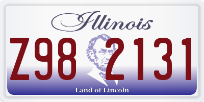 IL license plate Z982131