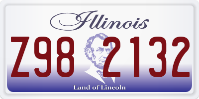 IL license plate Z982132
