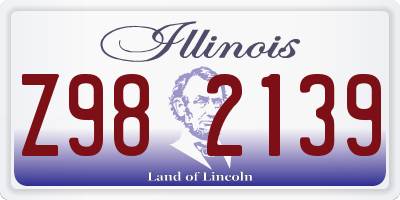 IL license plate Z982139
