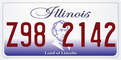 IL license plate Z982142
