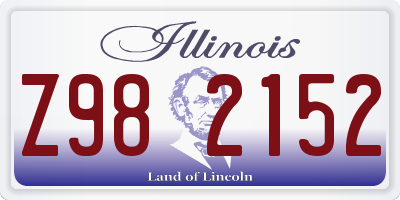 IL license plate Z982152