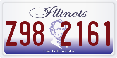 IL license plate Z982161