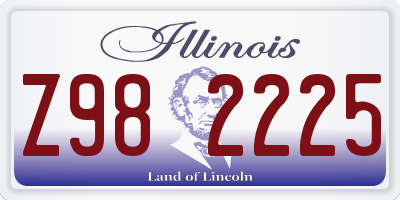 IL license plate Z982225