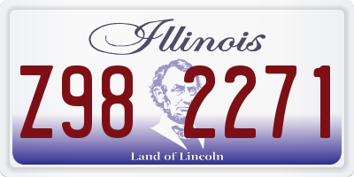 IL license plate Z982271