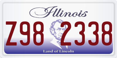 IL license plate Z982338