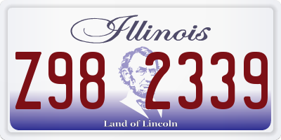 IL license plate Z982339