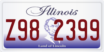 IL license plate Z982399