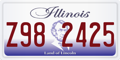 IL license plate Z982425