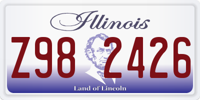 IL license plate Z982426