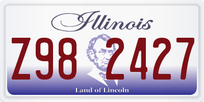 IL license plate Z982427