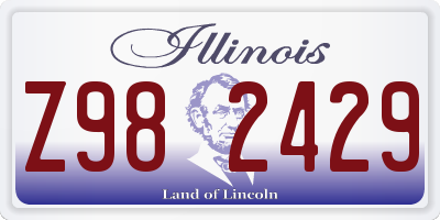 IL license plate Z982429