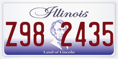 IL license plate Z982435
