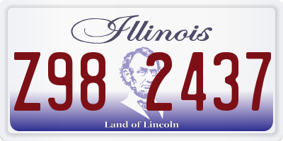 IL license plate Z982437