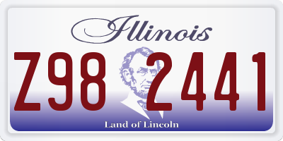 IL license plate Z982441