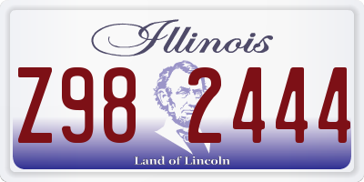 IL license plate Z982444