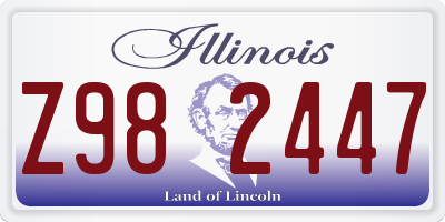 IL license plate Z982447