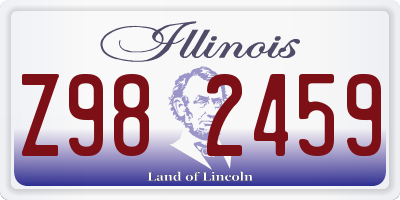 IL license plate Z982459