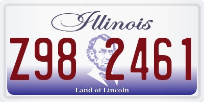 IL license plate Z982461