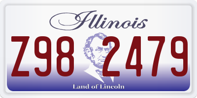 IL license plate Z982479