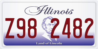 IL license plate Z982482