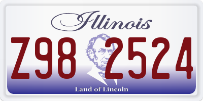 IL license plate Z982524