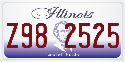 IL license plate Z982525