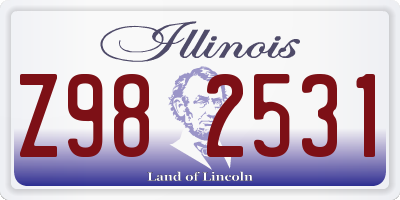 IL license plate Z982531