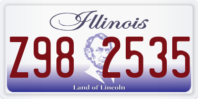 IL license plate Z982535