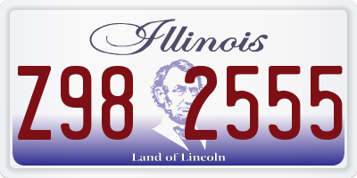 IL license plate Z982555