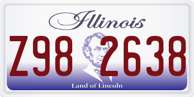 IL license plate Z982638