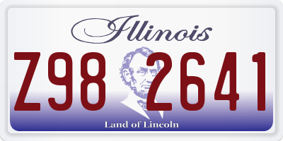 IL license plate Z982641