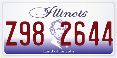 IL license plate Z982644