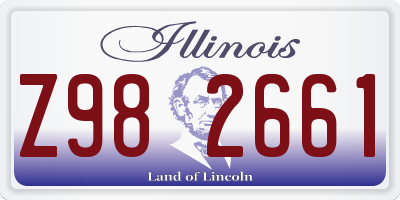IL license plate Z982661
