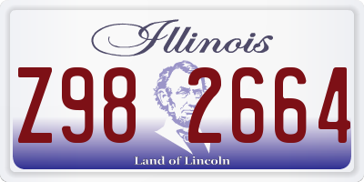 IL license plate Z982664