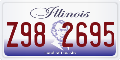 IL license plate Z982695