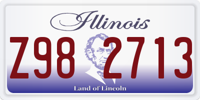 IL license plate Z982713