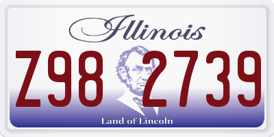 IL license plate Z982739