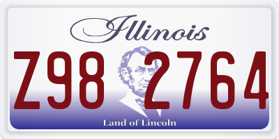 IL license plate Z982764