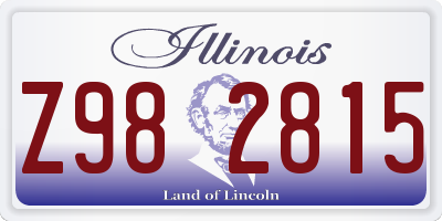 IL license plate Z982815