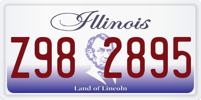 IL license plate Z982895