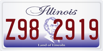 IL license plate Z982919