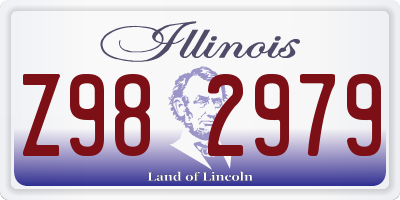 IL license plate Z982979