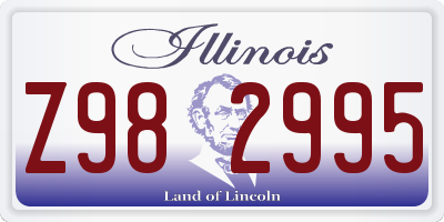 IL license plate Z982995