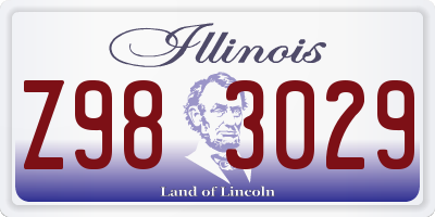 IL license plate Z983029