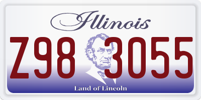 IL license plate Z983055