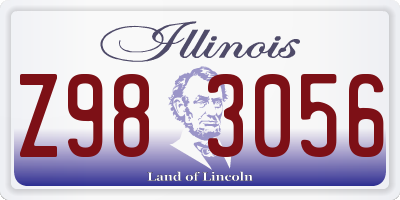 IL license plate Z983056