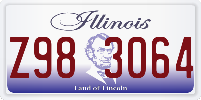 IL license plate Z983064